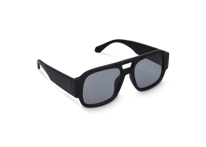 Solaires publicitaires UV400 en RPC Bastian Noir