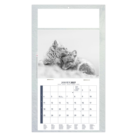 Calendrier plaque 1 vue personnalisable - Julietta