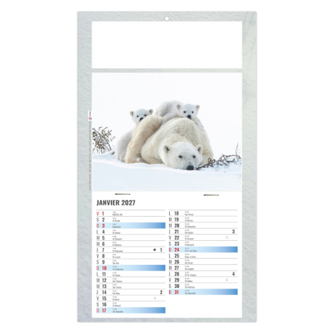 Calendrier plaque 1 vue personnalisable - Julietta