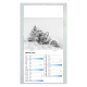 Calendrier plaque 1 vue personnalisable - Julietta