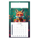 Calendrier 2025 plaque 1 vue personnalisable - Lise