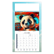 Calendrier 2025 plaque 1 vue personnalisable - Lise