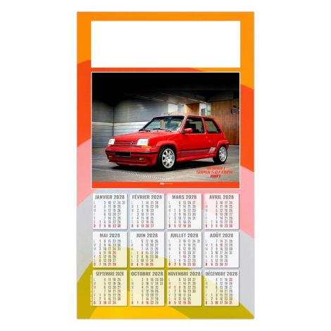 Calendrier 2027 promotionnel 1 vue - Yann