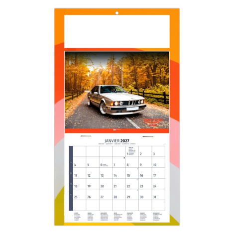 Calendrier 2027 promotionnel 1 vue - Yann