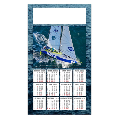 Calendrier personnalisable plaque 1 vue - Titouan