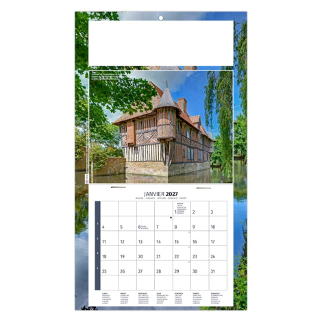 Calendrier plaque 1 vue 2027 promotionnel - Stéphane