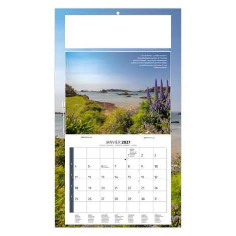 Calendrier publicitaire plaque 1 vue - Esteban