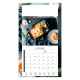 Calendrier sur plaque 1 vue publicitaire - Nicolas