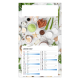Calendrier sur plaque 1 vue personnalisable - Diet