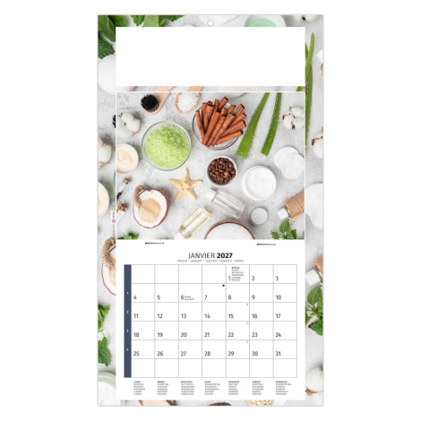Calendrier sur plaque 1 vue personnalisable - Diet