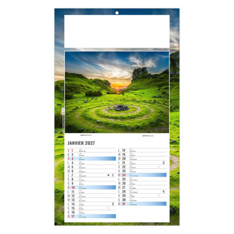 Calendrier personnalisable 1 vue - Méditation