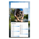 Calendrier plaque 1 vue promotionnel - Max