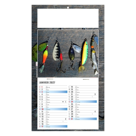 Calendrier plaque 1 vue promotionnel - Max