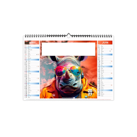 Calendrier illustré personnalisable - ECO