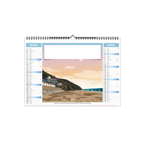 Calendrier illustré personnalisable - ECO