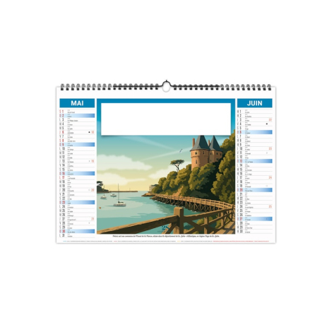 Calendrier illustré personnalisable - ECO