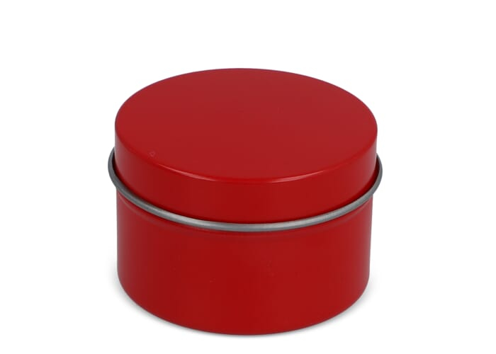 Baume à lèvres à personnaliser en boîte aluminium recyclé Rouge