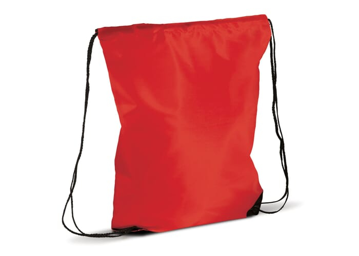 Gym-bag publicitaire en rPET 210T Rouge