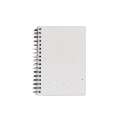 Cahier à spirale publicitaire en papier ensemencé