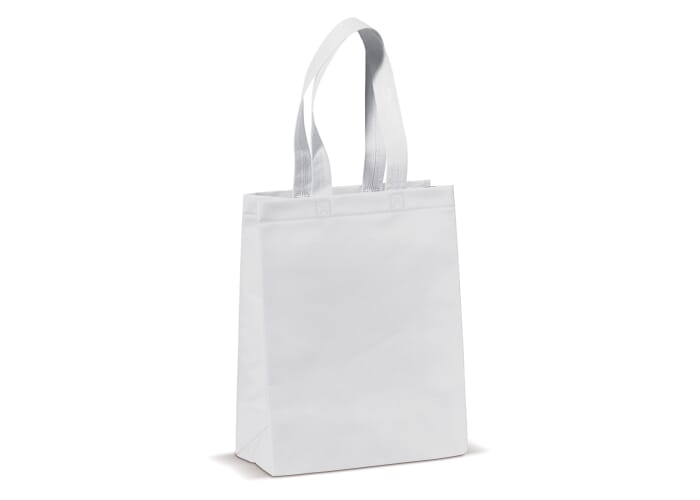 Sac en jute personnalisable Blanc