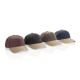 Présentation de quatre coloris de la casquette alignés en vue de trois quarts avant. Présentation de quatre coloris de la casquette alignés en vue de trois quarts avant.