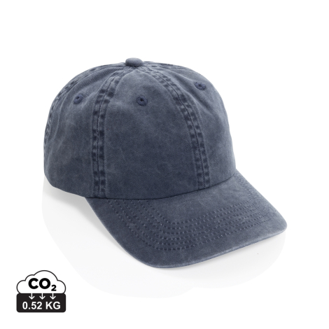 Casquette publicitaire délavée en coton recyclé BEAU AWARE™