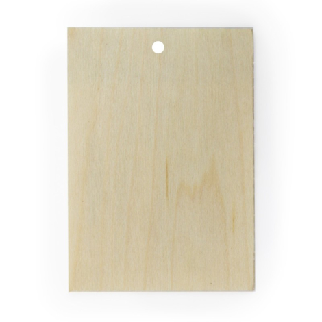 Badge en bois à personnaliser - A6