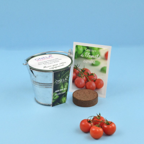 Kit de plantation personnalisable pot en zinc