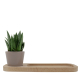 Plateau publicitaire avec plante - Naturel