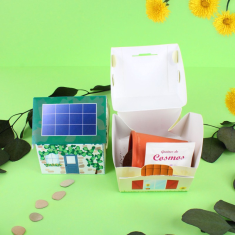 Kit de plantation publicitaire - Maisonnette