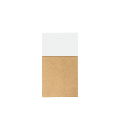 Sachet de graines publicitaire en Kraft brun 70 x 120 mm