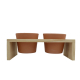 Plateau duo aromatiques personnalisable Plateau duo aromatiques personnalisable