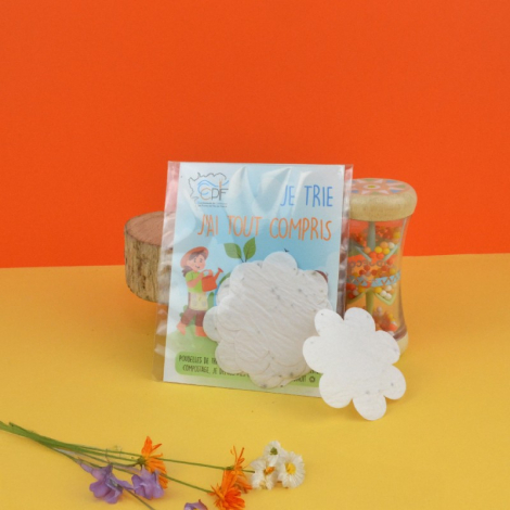 Confettis publicitaires biodégradables