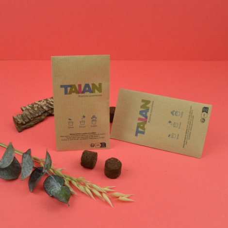 Palets à graines en sachet kraft promotionnel