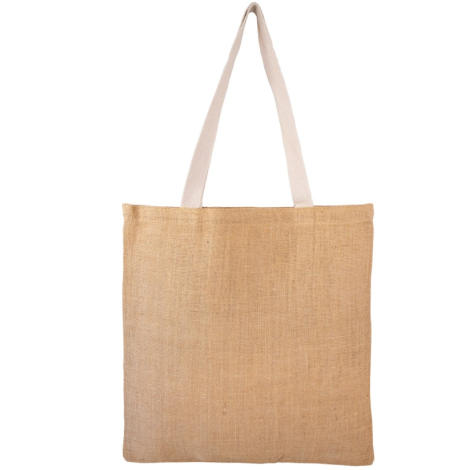 Sac publicitaire en jute sans soufflet - MADRAS