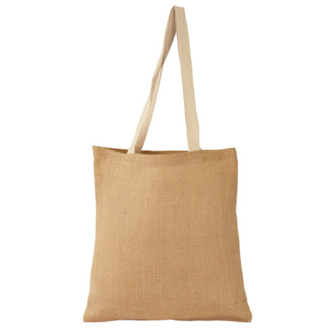 Sac publicitaire en jute sans soufflet - MADRAS