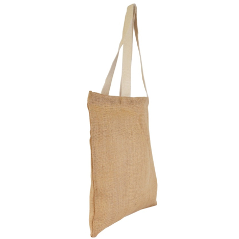 Sac publicitaire en jute sans soufflet - MADRAS