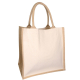 Sac shopping personnalisable en jute et coton 320g - Kalyan