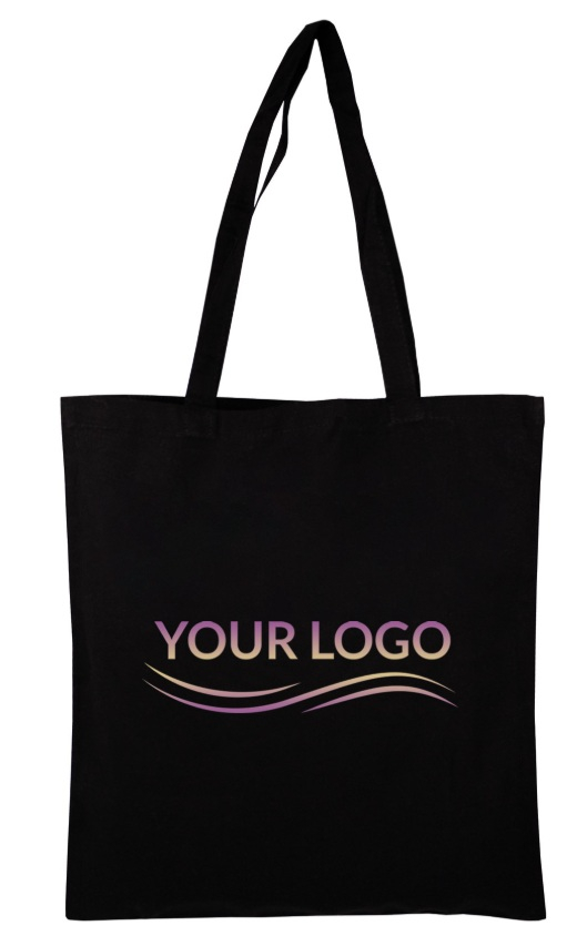 Sac publicitaire en coton 160g - Madurai Noir