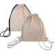 Sac à dos gym bag publicitaire en coton 160 gr - Gaya Sac à dos gym bag publicitaire en coton 160 gr - Gaya