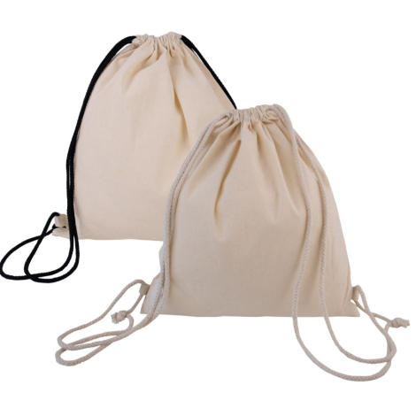 Sac à dos gym bag publicitaire en coton 160 gr - Gaya