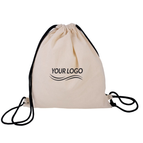 Sac à dos gym bag publicitaire en coton 160 gr - Gaya