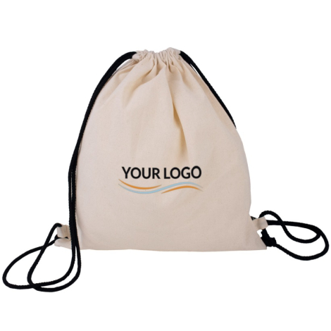 Sac à dos gym bag publicitaire en coton 160 gr - Gaya