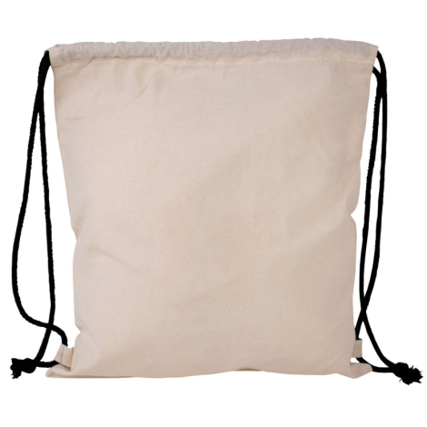 Sac à dos gym bag publicitaire en coton 160 gr - Gaya