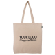 Sac en coton bio publicitaire avec soufflet 240g - Haora