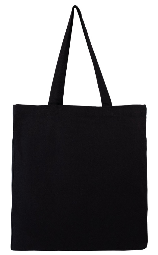 Sac cabas en coton publicitaire 220g - Manali Noir