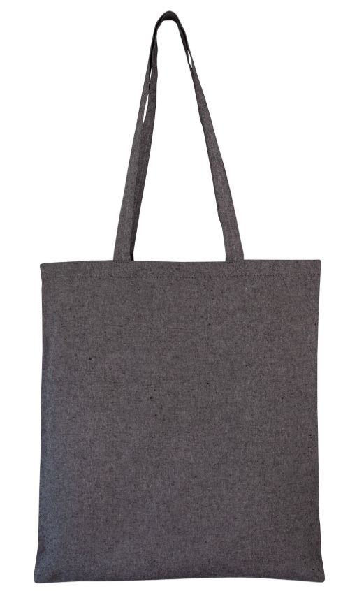 Sac shopping en coton recyclé personnalisable 150g - Nazik Noir