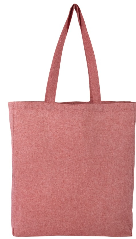 Tote bag publicitaire en coton recyclé 150g - Jhansi Rouge