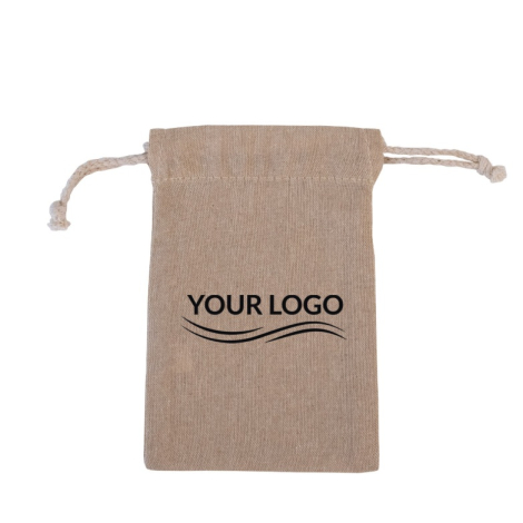 Pochon personnalisable coton recyclé 120 gr - 10x15 cm