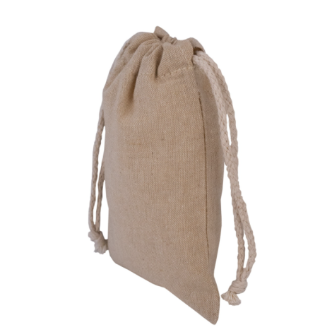 Pochon personnalisable coton recyclé 120 gr - 10x15 cm